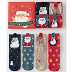 Christmas Sock Mystery Gift Set (4 Pairs) | Festive Surprise Socks for Men & Women