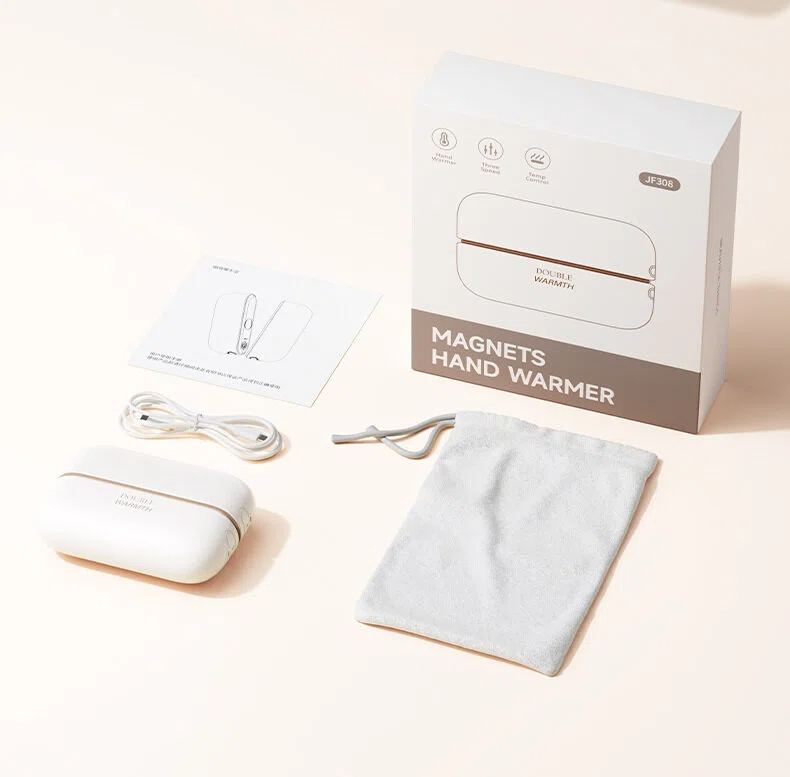 6000mAh Magnetic Hand Warmer - Rechargeable 3-Level Electric Heater