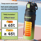 Gradient Insulated Water Bottle with Handle-Made for workouts, workdays, commutes, and everything in between.