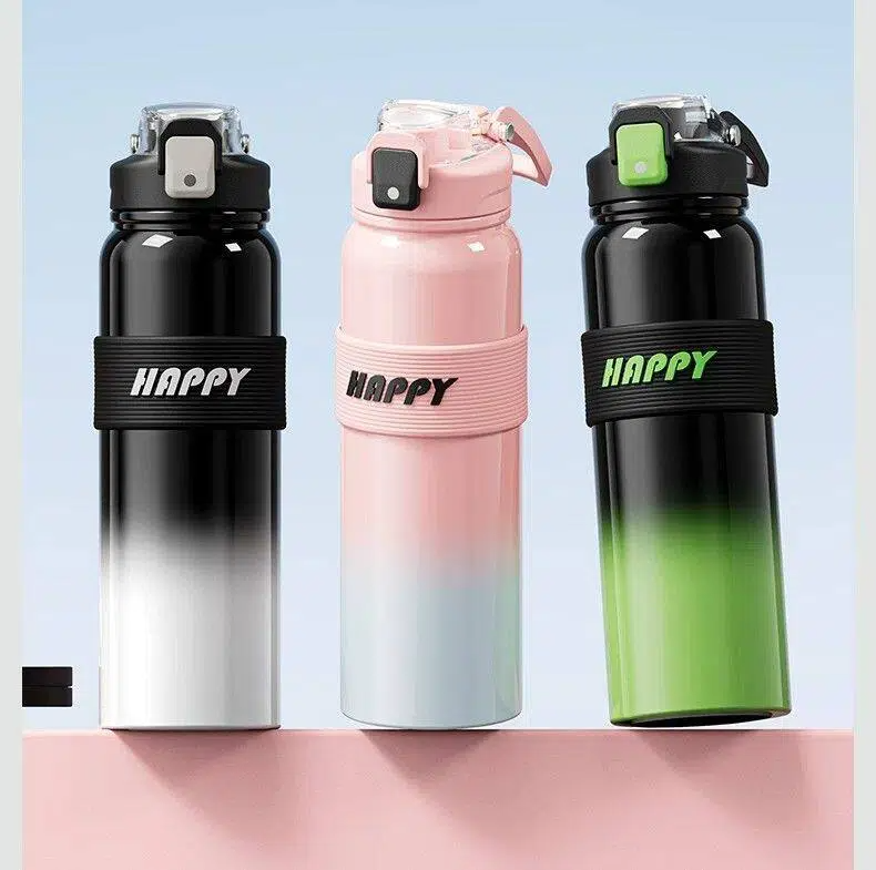 Gradient Insulated Water Bottle with Handle-Made for workouts, workdays, commutes, and everything in between.