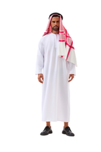Arabian Sheikh Men's Costume - Complete Halloween Party Dress Up Set