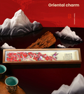 Handcrafted 3D Layered Oriental Paper Art Framed Decor | Plum Blossom & Magpie Paper-Cutting Artwork