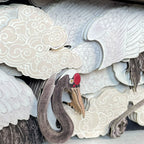 3D Paper Sculpture in an Oriental Artistic Style—Suitable for home décor, corporate gifts, housewarming presents, holiday gifts, and art collections.