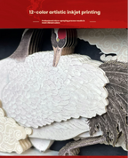 3D Paper Sculpture in an Oriental Artistic Style—Suitable for home décor, corporate gifts, housewarming presents, holiday gifts, and art collections.
