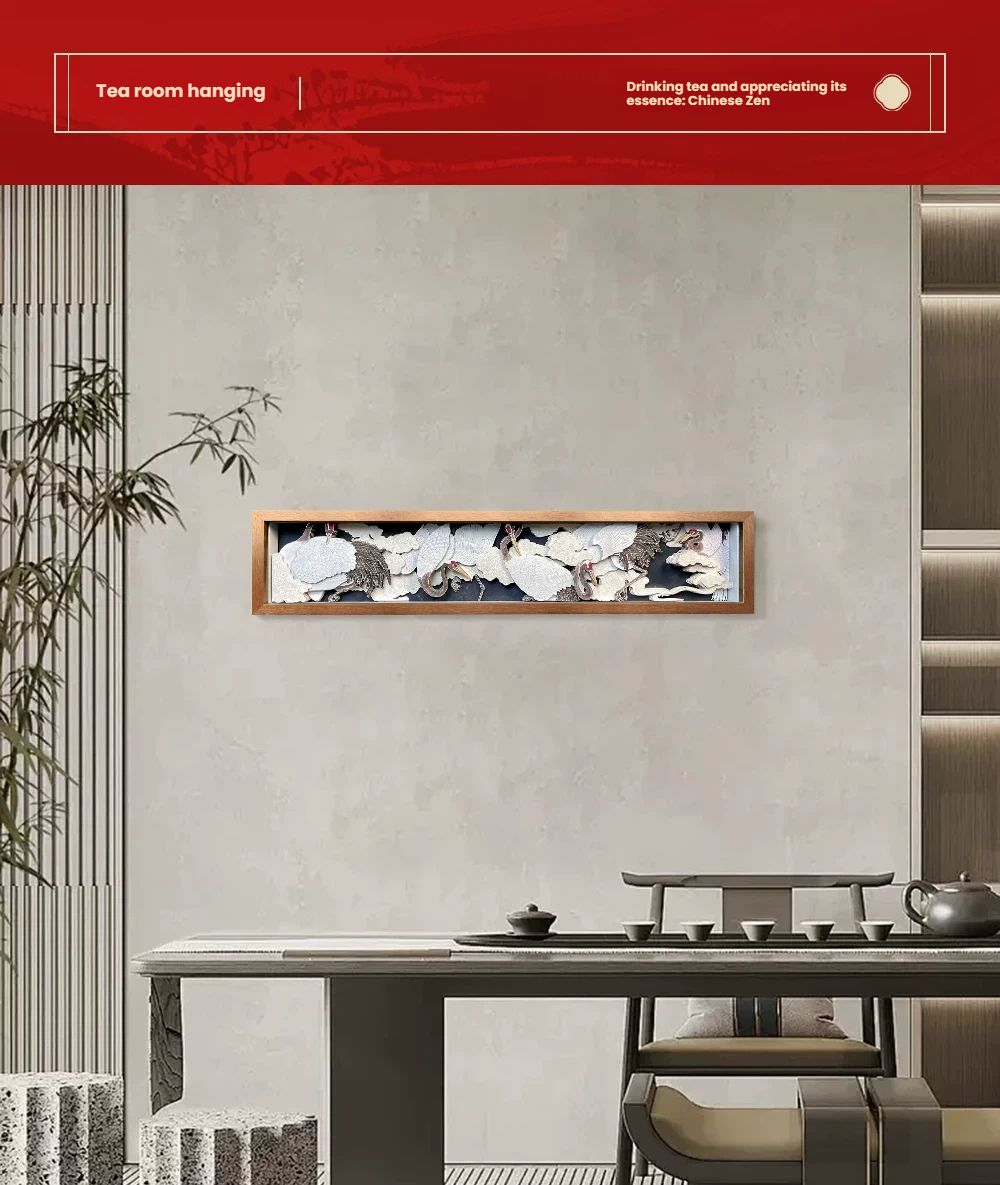 3D Paper Sculpture in an Oriental Artistic Style—Suitable for home décor, corporate gifts, housewarming presents, holiday gifts, and art collections.