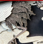 3D Paper Sculpture in an Oriental Artistic Style—Suitable for home décor, corporate gifts, housewarming presents, holiday gifts, and art collections.