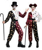 His & Hers Poker Card Costume Set - Halloween Couple Matching Jumpsuit
